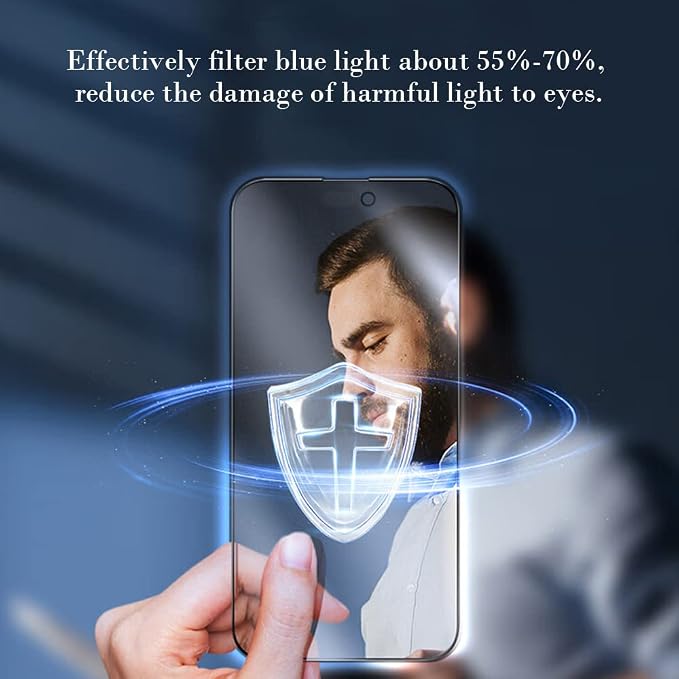PERFECTSIGHT Sapphire Anti Glare Blue Light Blocking Screen Protector Designed - Image 2