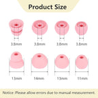 Replacement Earbud Tips Silicone Ear Tips Compatible - Image 2