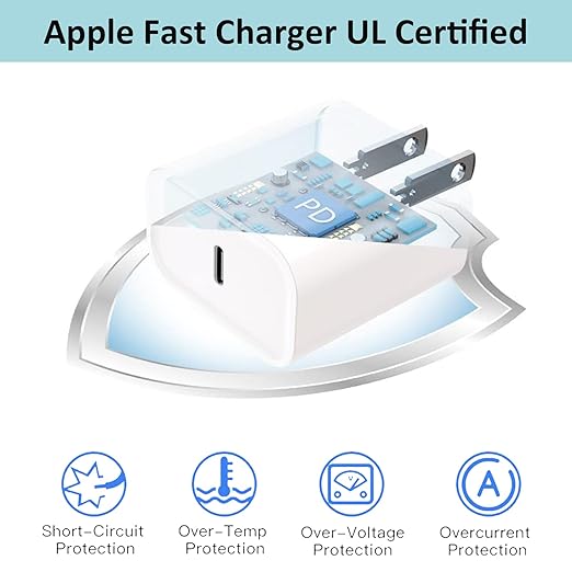 iPhone Fast Charger, iPhone Charger Fast Charging 2Pack PD 6FT Type C Quick USB - Image 5