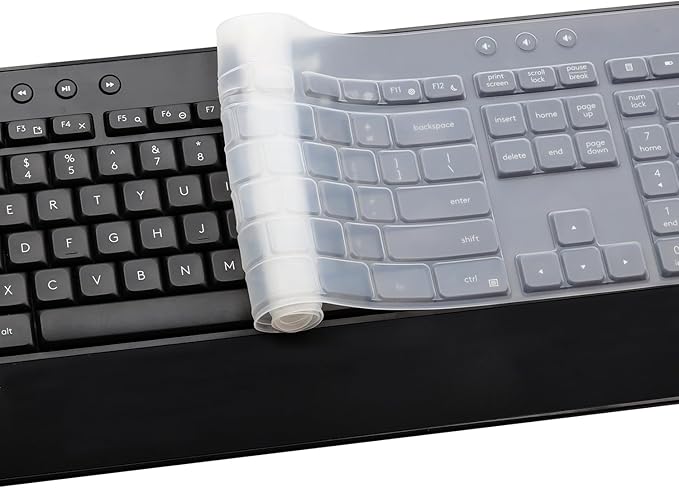 Keyboard Cover Skin for Logitech MK545 MK540 Wireless Keyboard, Logitech MK545 - Image 5