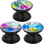 3 Pack Fashionable Clear Glitter Expandible Collapsible Moblile Phone Grip by HighQualityFlagship