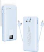 Charmast Portable Charger with Built-in Cables and Wall Plug, 20000mAh 20W USB by Charmast