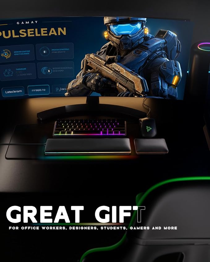 ASFSKY Keyboard and Mouse Wrist Rest Set - Image 7