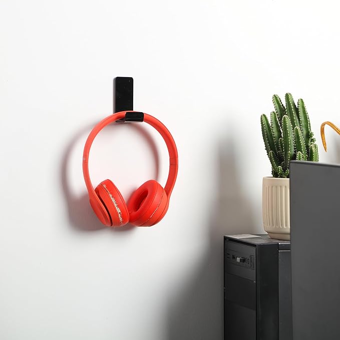 Weewooday 16 Pcs Headphone Hanger Headphone Holder Wall Hook Desk Bulk Adhesive - Image 6