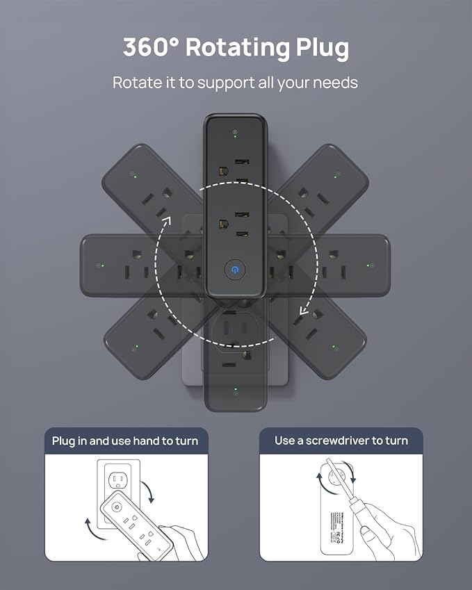 TROND Outlet Extender Surge Protector - Image 3