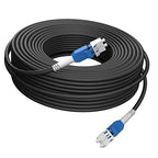 20M/66FT LC to LC Armored Outdoor Fiber Optic Cable, Single Mode Duplex 9/125μm by Unknown