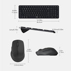 Rapoo 9360M Wireless Keyboard and Mouse Combo, Blade-Series E9310M 99-Key - Image 9