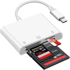 SD Card Reader, USB 3.0 Type C High Speed to SD/TF Card Adapter, by Unknown