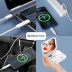 USB-C to USB Adapter, USB C to Lighting Cable Box Contains Makeup Mirror/USB C - Image 2
