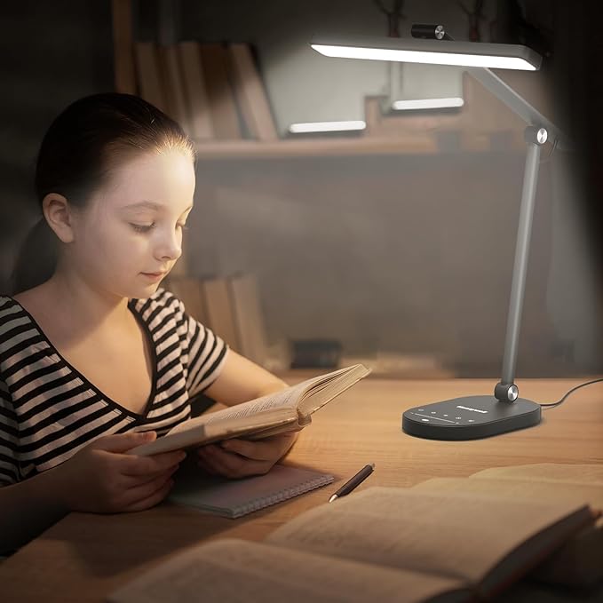 Honeywell Desk Lamp for Home Office, H4 Sunturalux™ Eye-Caring LED Desk Light - Image 7