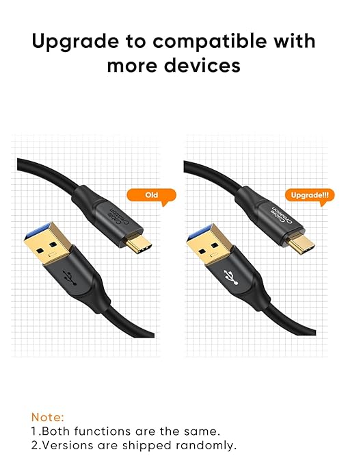 CableCreation 2-Pack USB C to USB A Cable 5FT, USB 3.1 USB 3.2 Gen2 10Gbps USB - Image 9