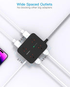 Power Strip Surge Protector, HANYCONY 8 Outlets - Image 5