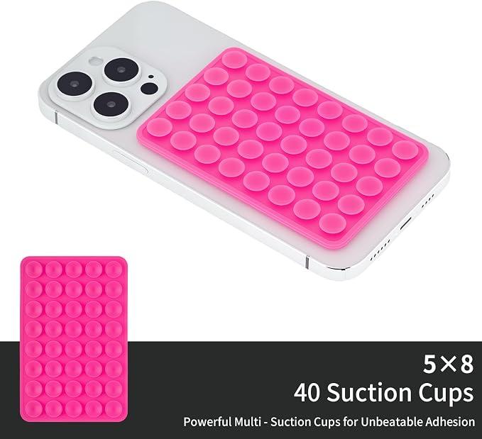 2 Pack Silicone Double-Sided Suction Grip – 40 Cups per Side, Strong Hold - Image 4