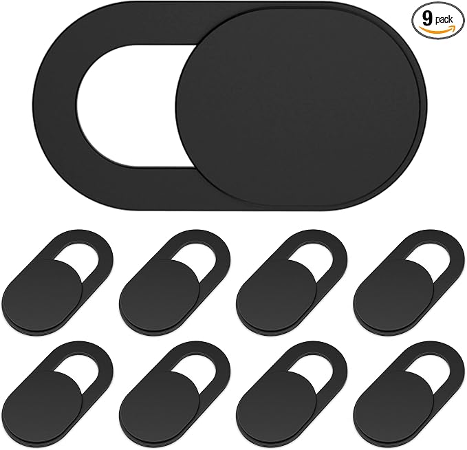 Webcam Cover, 0.03in Ultra Thin Slide Web Camera Covers by PersonalizedWebcamCover
