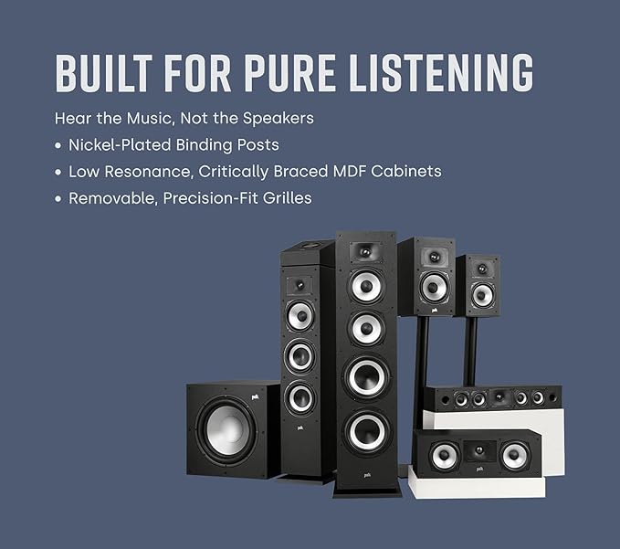 Polk Monitor XT30 Compact Center Channel Speaker - Image 4
