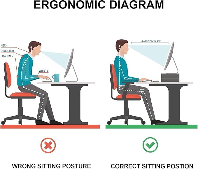 Egchi Acrylic Monitor Stand, 2 Tiers Computer Monitor Riser, Monitor - Image 6