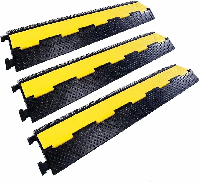Rubber Cable Ramp Cord Cover Cable Protector Ramps Wire Hose Protective 2 by YONSHENG