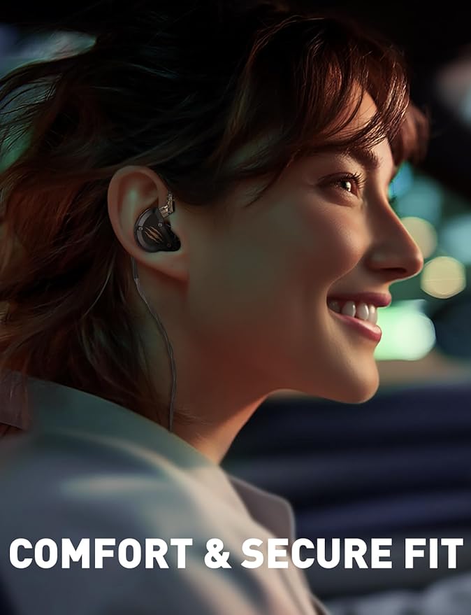 in Ear Monitors Headphones, HiFi Wired Earbuds - Image 4