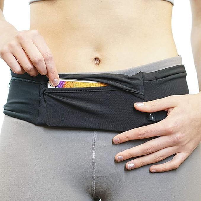 3 Pocket Adjustable Running Belt Waist Pack, Fanny Pack - Image 7