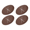 PATIKIL Desk Grommet 3-3/16", Deep Brown by PATIKIL