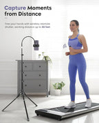 Aureday Phone Tripod, Remote and Phone Holder, Overhead & Selfie Stick - Image 6