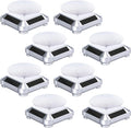 Xuhal 8 Pcs Solar Rotating Stand Turntable Battery Powered Double Use Solar by Xuhal