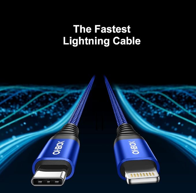 USB C to Lightning Cable 6FT 2Pack Apple MFi Certified iPhone Fast Charger Type - Image 3