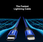 USB C to Lightning Cable 6FT 2Pack Apple MFi Certified iPhone Fast Charger Type - Image 3