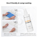 KF Concept 250ML Screen Cleaner Spray + Large Pearl Cloth + Microfiber Cloths*2 - Image 7