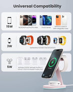 3 in 1 Wireless Charger Charging Station - Image 2