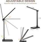LED Desk Lamp with USB Charging Port Whole White - Image 3