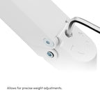 Pixio PS2S Titan White Ultrawide Mega Heavy-Duty Premium Single Monitor Arm - Image 3