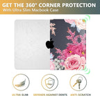 CISSOOK Gorgeous Floral Case for MacBook Pro 14 Inch 2024 2023 2021 Release M4 - Image 9