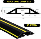 Pangda 10 FT Floor Cable Cover Heavy Duty Cord Cover Protector Power Cable - Image 2
