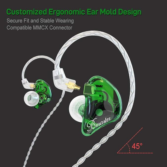 BASN in-Ear Monitors, Bmaster Triple Driver HiFi Stereo Noise-Isolating in-Ear - Image 3