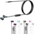 Earbuds Wired with Microphone, 5 Pack Wired Headphones with Powerful Heavy Bass by Kirababy