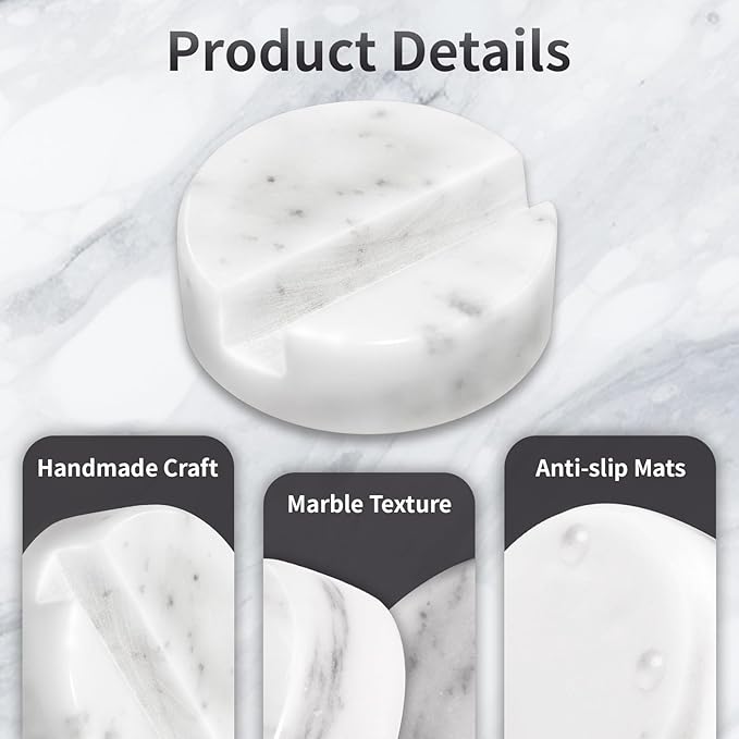 Marble Phone Stand for Desk - Image 2