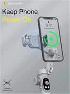 Professional Gimbal Stabilizer for Smartphone w/Wireless Charging OLED Display - Image 9