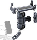 Motorcycle Phone Clip Kit, Anti-Theft Double Socket Arm/Angled Bolt-Head by Unknown