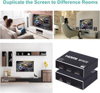 1x3 HDMI Splitter, 1 in 3 Out HDMI Splitter Audio Video Distributor Box Support - Image 7