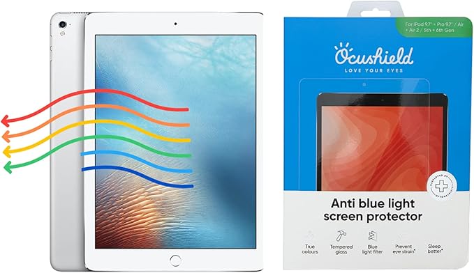 Ocushield Anti Blue Light Tempered Glass Screen Protector by Ocushield-BlueLightFilteringScreenProtectorGlasses