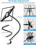 Gooseneck Car/Truck Seat Rail Tablet Holder Mount - Image 4