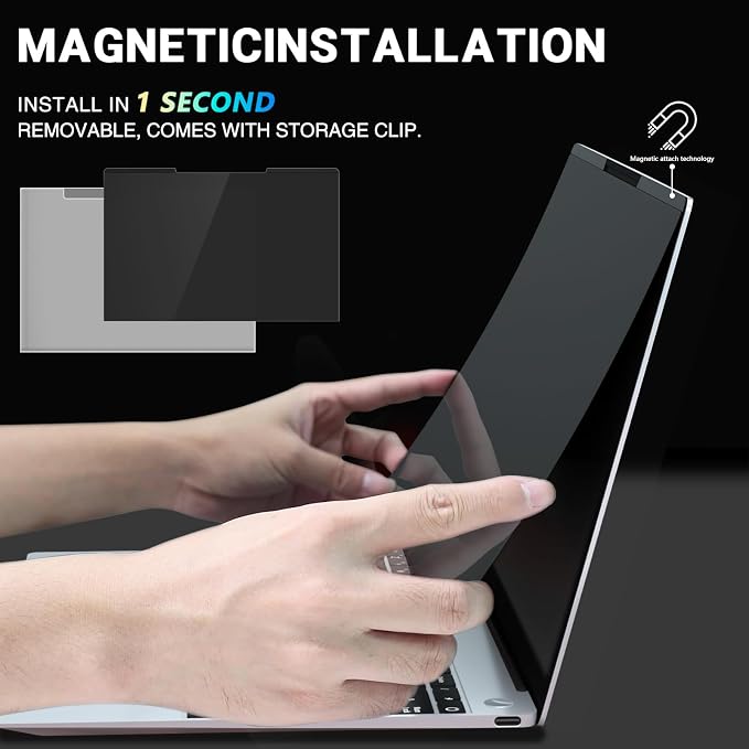 FILMEXT Magnetic Laptop privacy screen 13.3 inch - Image 8