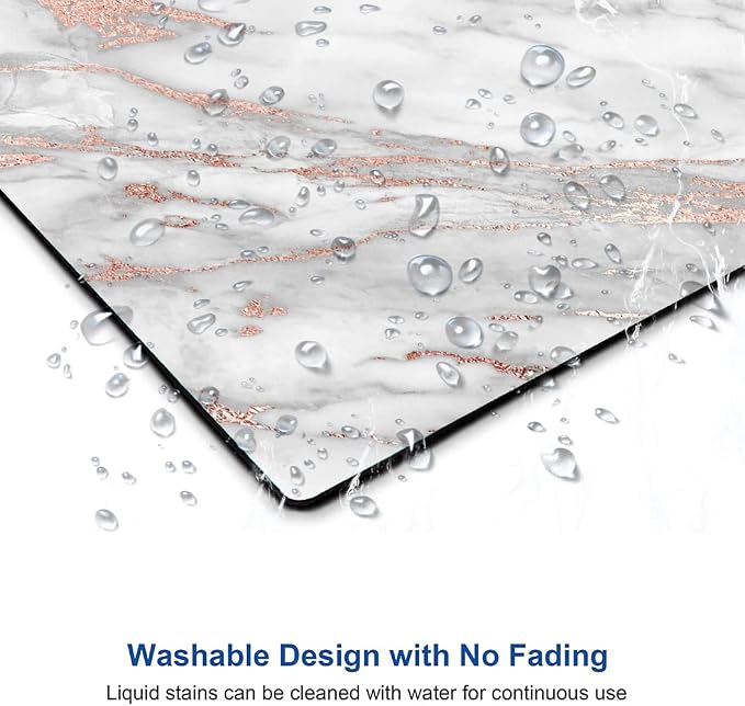Mouse Pad, Marble Mouse Pad, Premium-Textured Mouse Mat Square Waterproof - Image 4