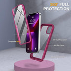 Miracase Glass Case for iPhone 13 Pro Max 6.7 inch, Upgrade Full-Body Clear - Image 2