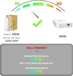 UMI 120V to 220V Step Up Voltage Converter, Step Up 110V to 220V, Work - Image 3