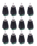 RCA Plugs for Speaker Wire, RCA to AV Screw Terminal Connector, Phono RCA Male by Iskueal