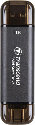 Transcend 1TB External SSD, Dual USB Hard Drive by Transcend