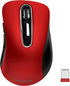 memzuoix 2.4G Wireless Mouse, 1400 DPI Mobile Optical Cordless Mouse by memzuoix