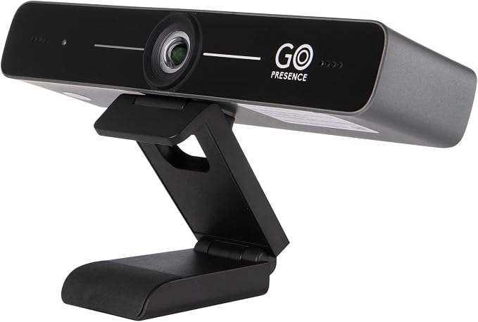 Smart 4K Compact Video Conference Camera – Ultra HD 120° Wide Lens, AI by GoPresence